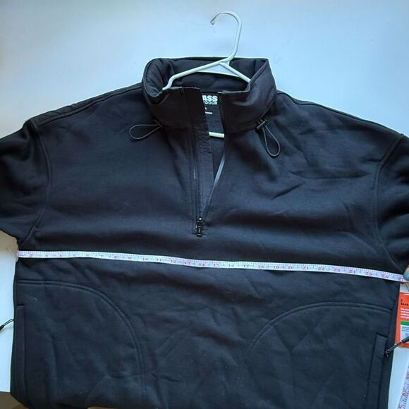 NWT Bass Outdoor Men's Convertible Hoodie Pullover Sweater. Size L - Picture 13 of 15